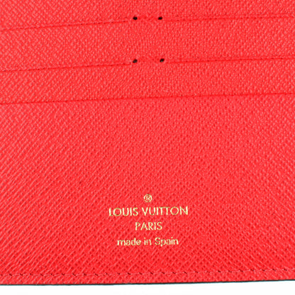 Louis Vuitton Damier Ebene Insolite Wallet Red 6 of 7