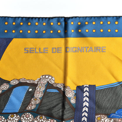 Hermes Silk Selle De Dignitaire Scarf 90 4 of 4