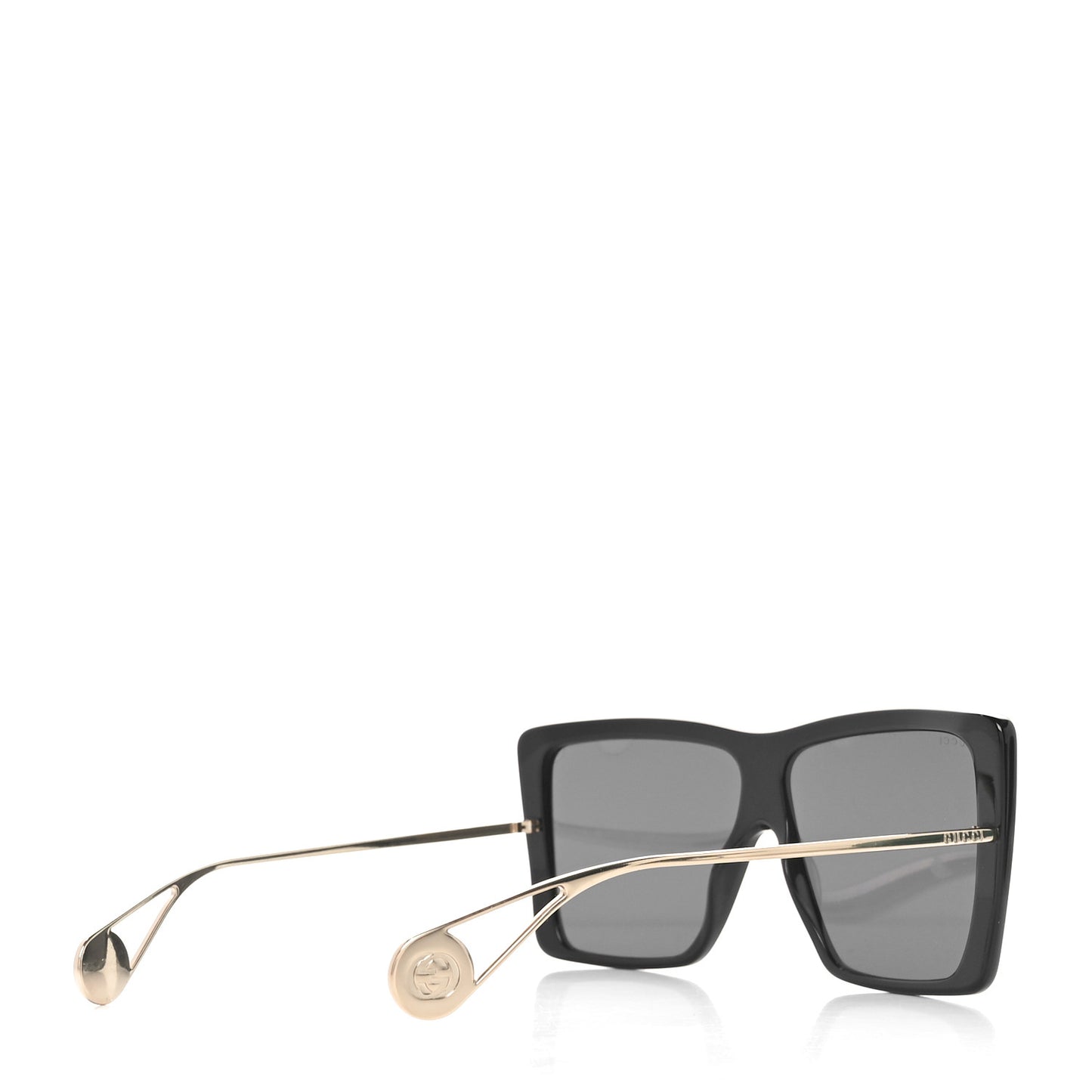 Acetate Oversize Square Frame GG0434S Sunglasses Black