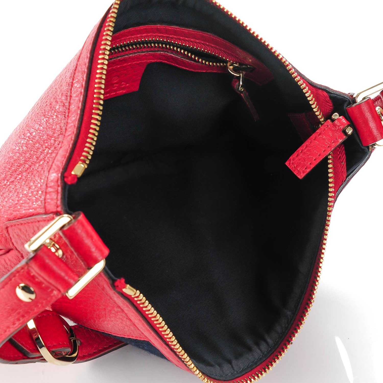 Gucci Calfskin Web Small Blondie Hobo Red 5 of 7