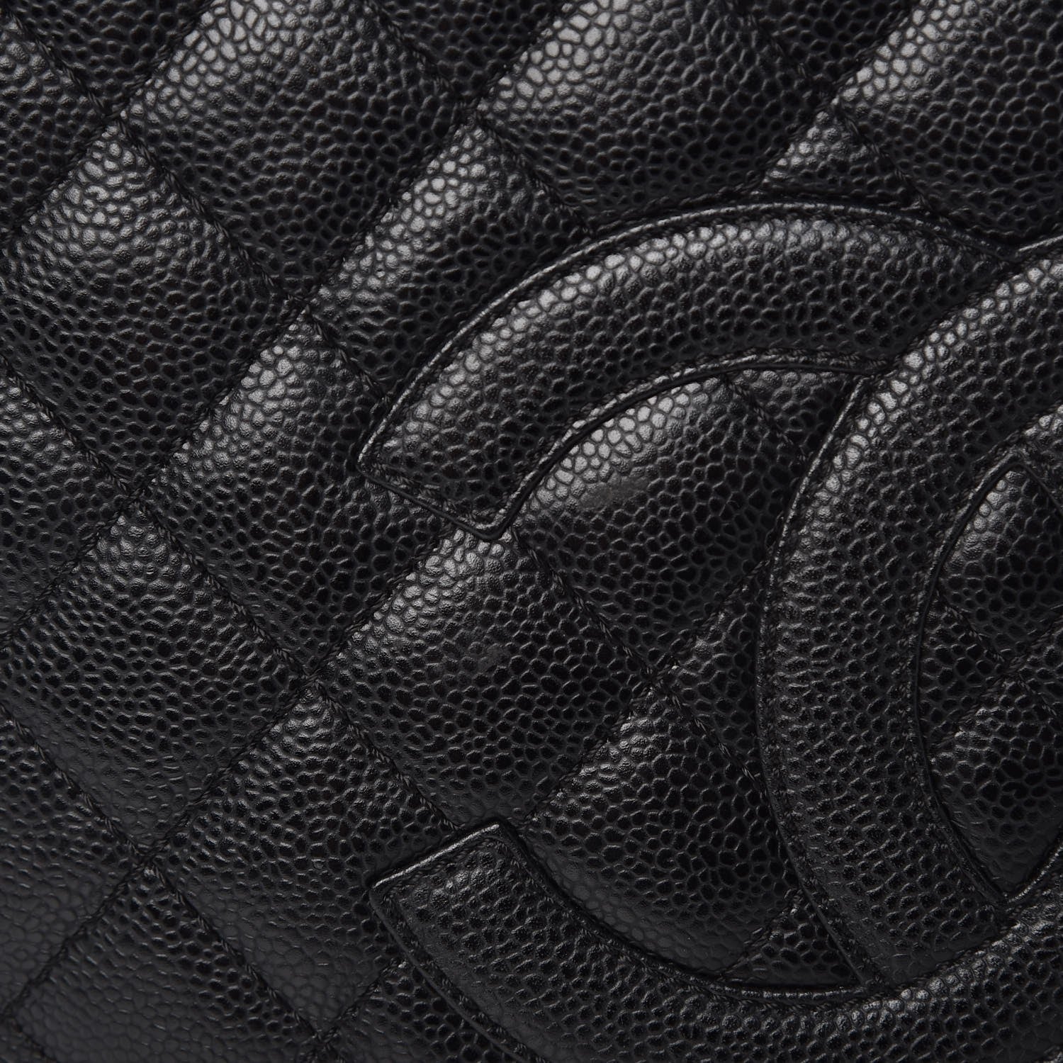 Chanel Caviar Quilted Grand Shopping Tote GST Black 8 of 12