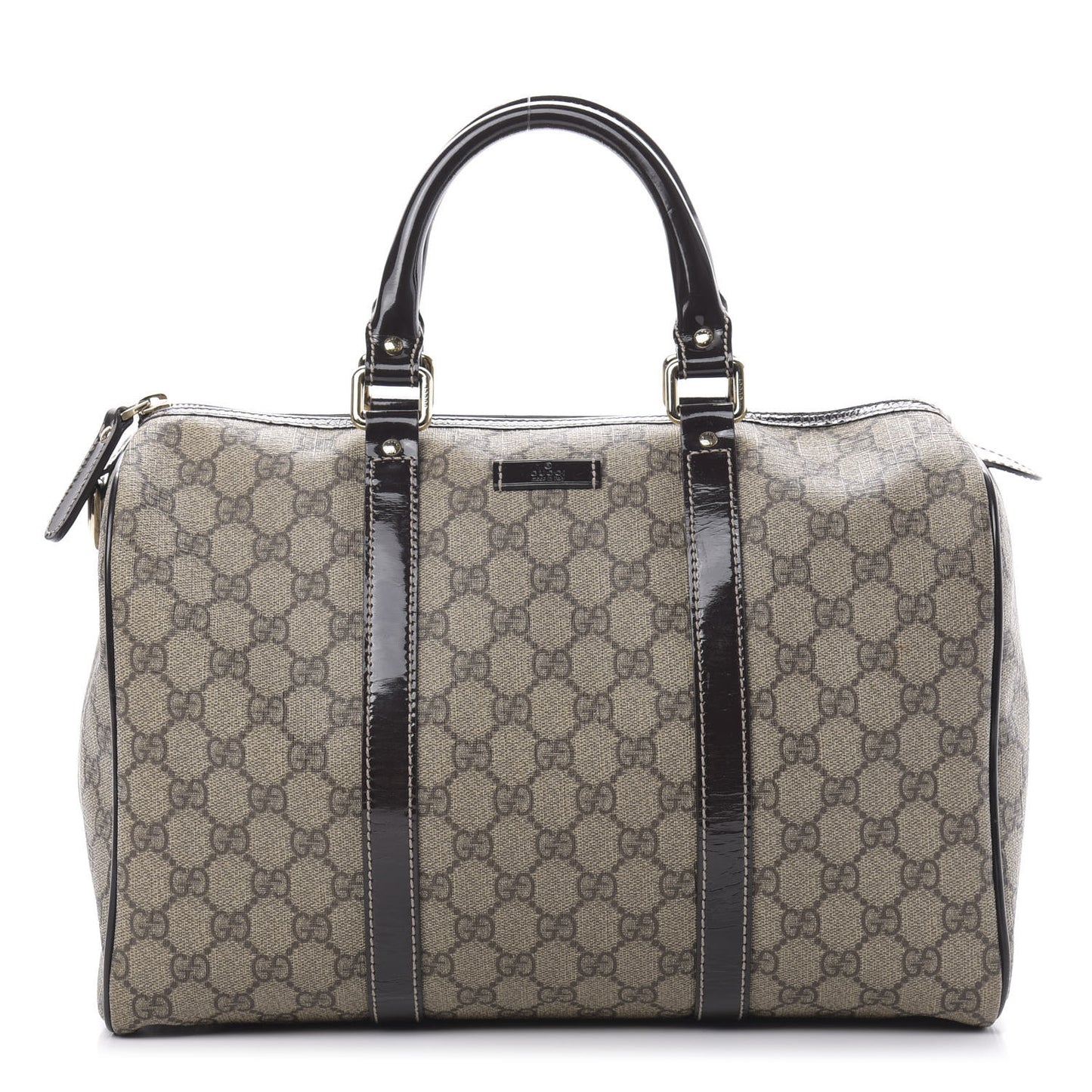 GG Plus Monogram Medium Joy Boston Dark Brown