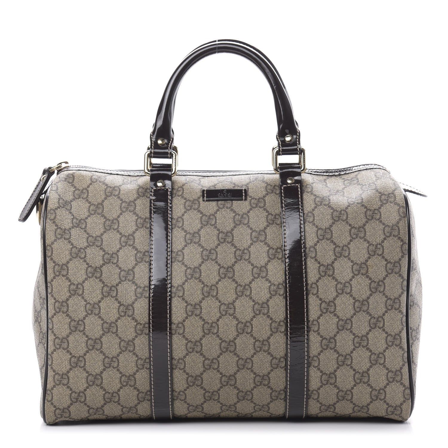 Gucci GG Plus Monogram Medium Joy Boston Dark Brown 1 of 11