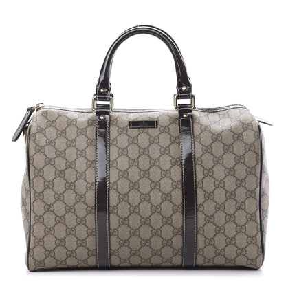 Gucci GG Plus Monogram Medium Joy Boston Dark Brown 1 of 11
