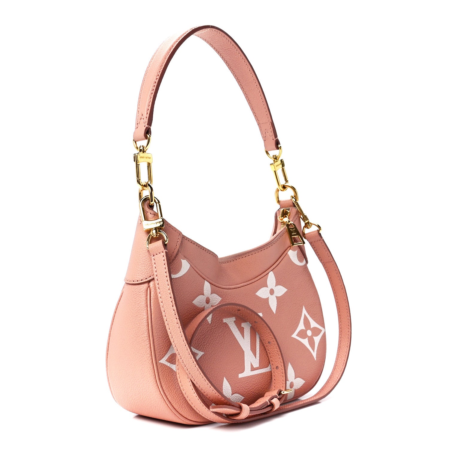 Louis Vuitton Empreinte Monogram Giant Bagatelle NM Rose Trianon Creme 3 of 11
