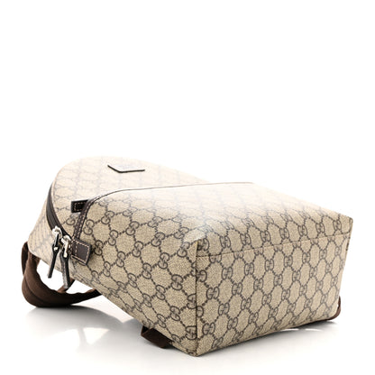 Gucci GG Supreme Monogram Margaux Calfskin Childrens Day Backpack Beige Ebony Cocoa Dark Chocolate 4 of 11