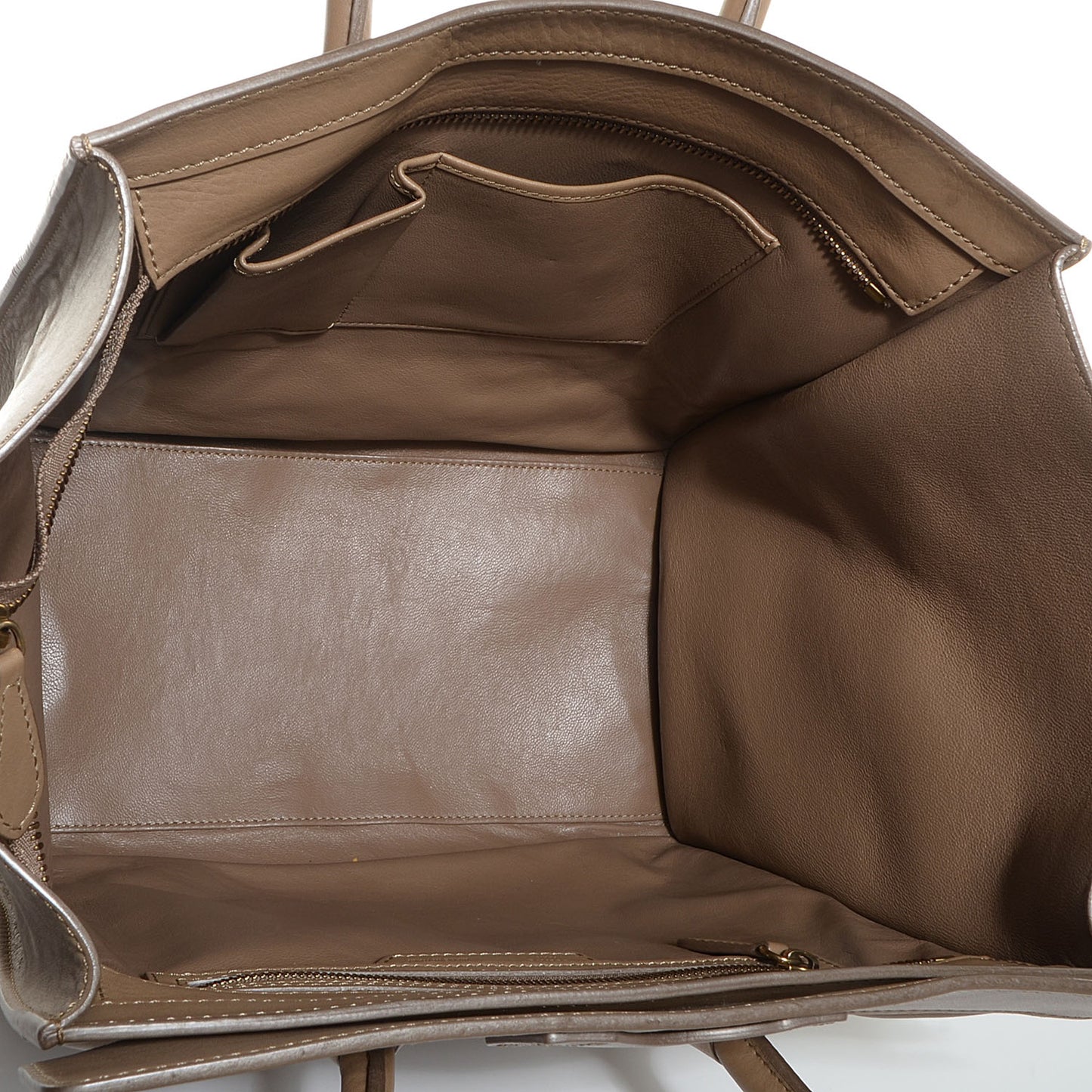 Smooth Calfskin Mini Luggage Camel