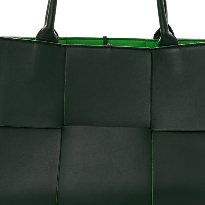 Bottega Veneta Calfskin Maxi Intrecciato Medium Arco Tote Raintree 8 of 11