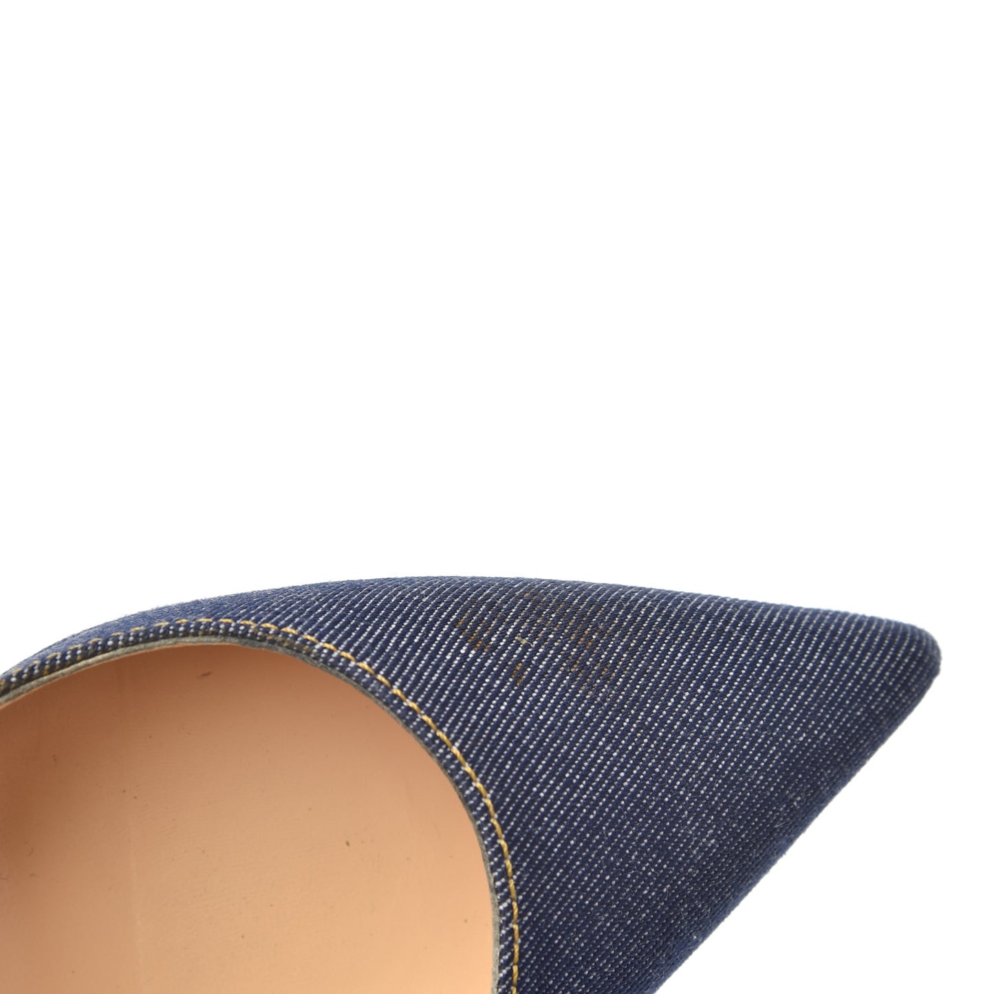 Denim Jazz Calf So Kate 120 Pumps 37.5 Blue White
