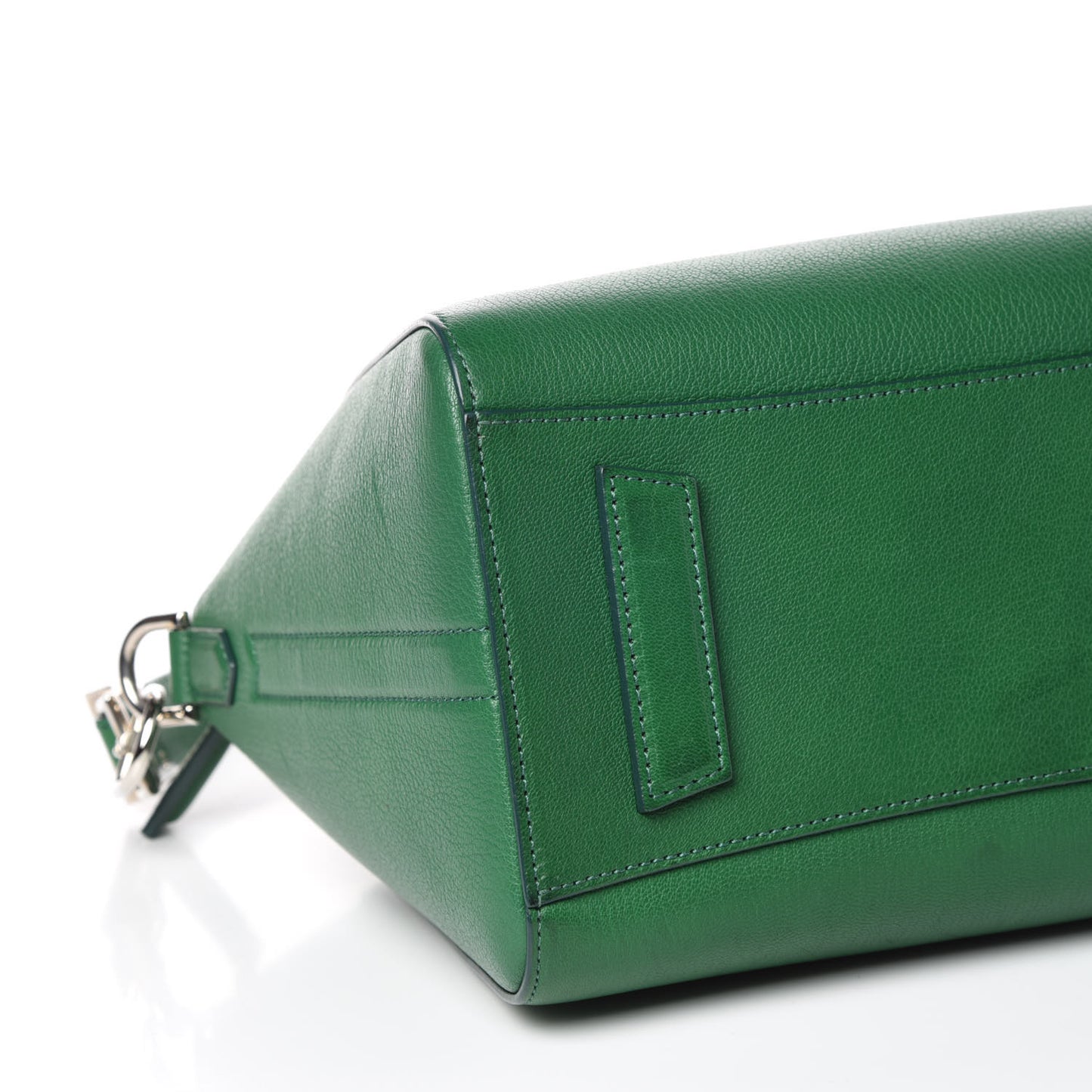 Sugar Goatskin Small Antigona Emerald
