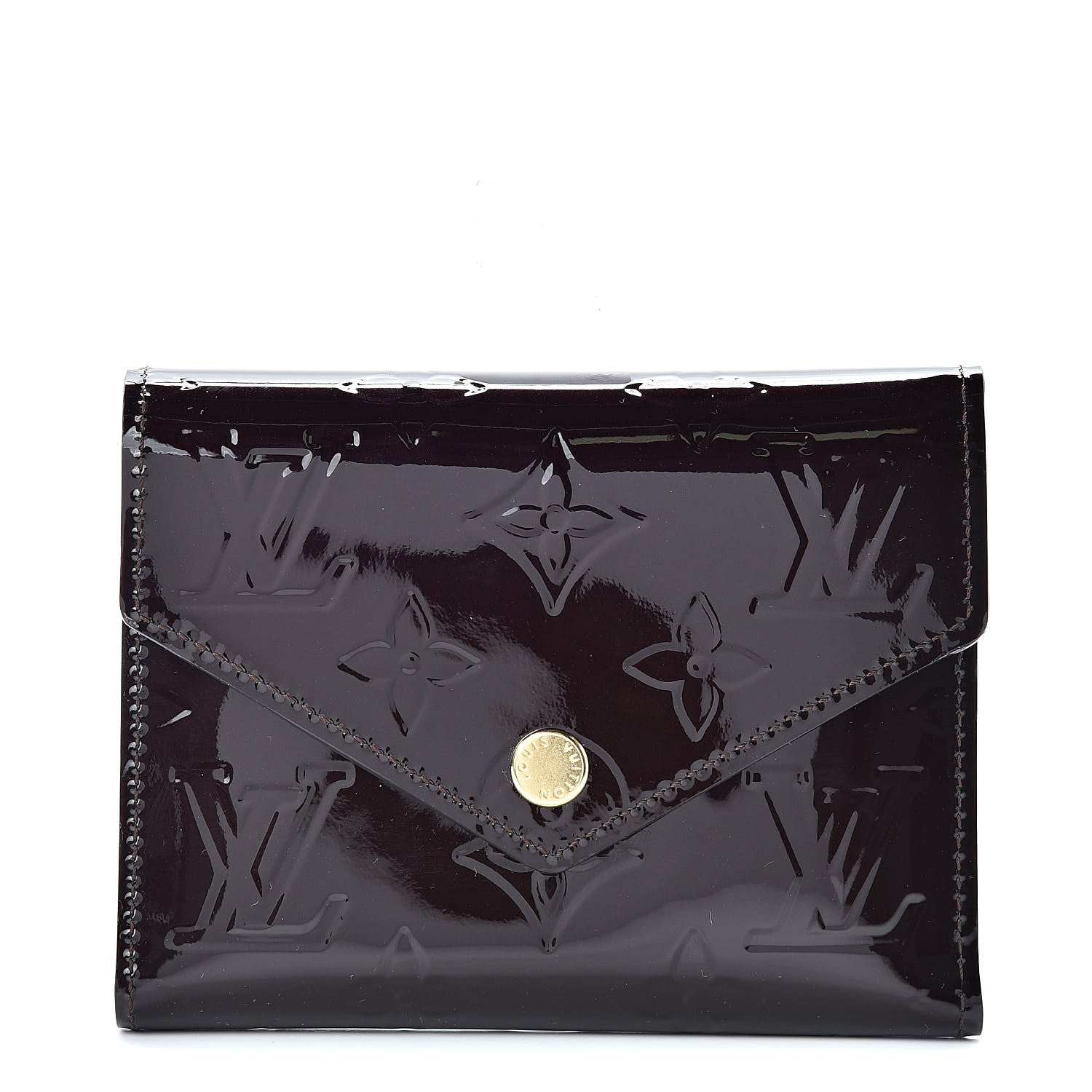 Louis Vuitton Vernis Victorine Wallet Amarante 1 of 7