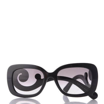 Prada Acetate Baroque Sunglasses SPR 27O Black 9 of 9