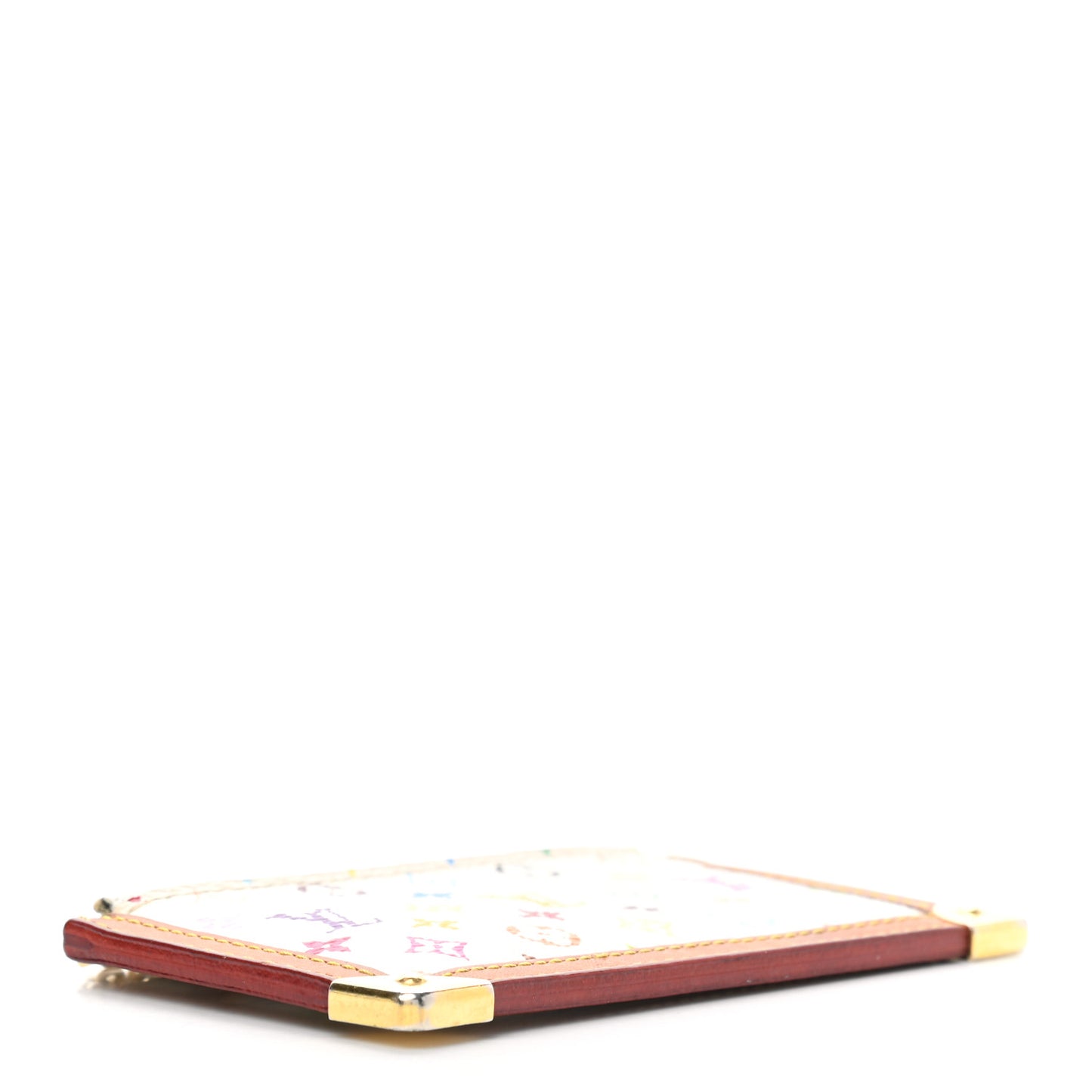 Monogram Multicolor Key Pouch White