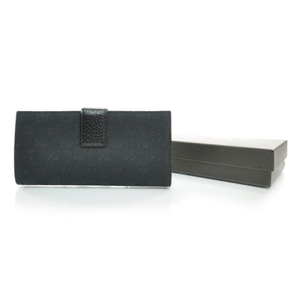 Gucci Monogram Eclipse Continental Wallet Black 2 of 8