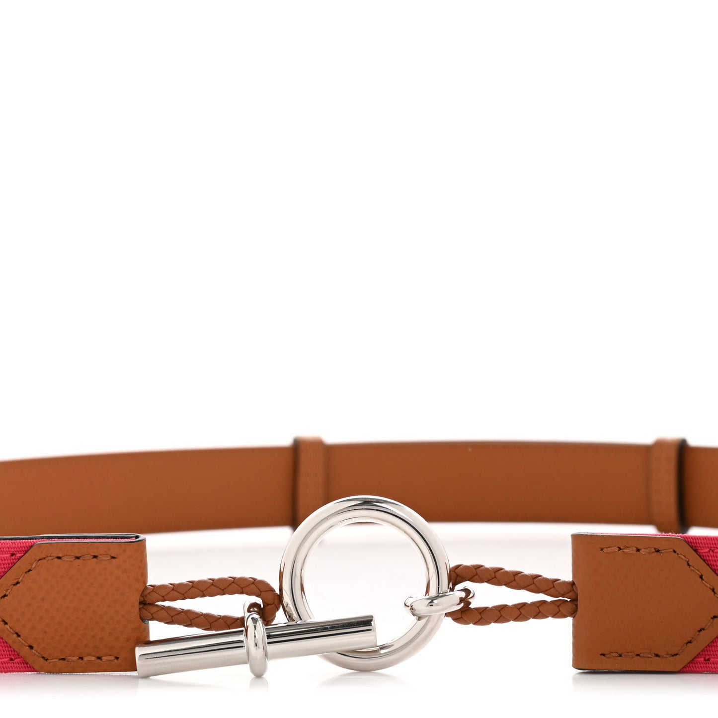 Toile Epsom Reversible Babord 24mm Belt Rose Extreme Gold