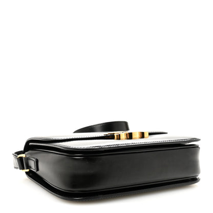 Celine Shiny Calfskin Medium Triomphe Black 4 of 10