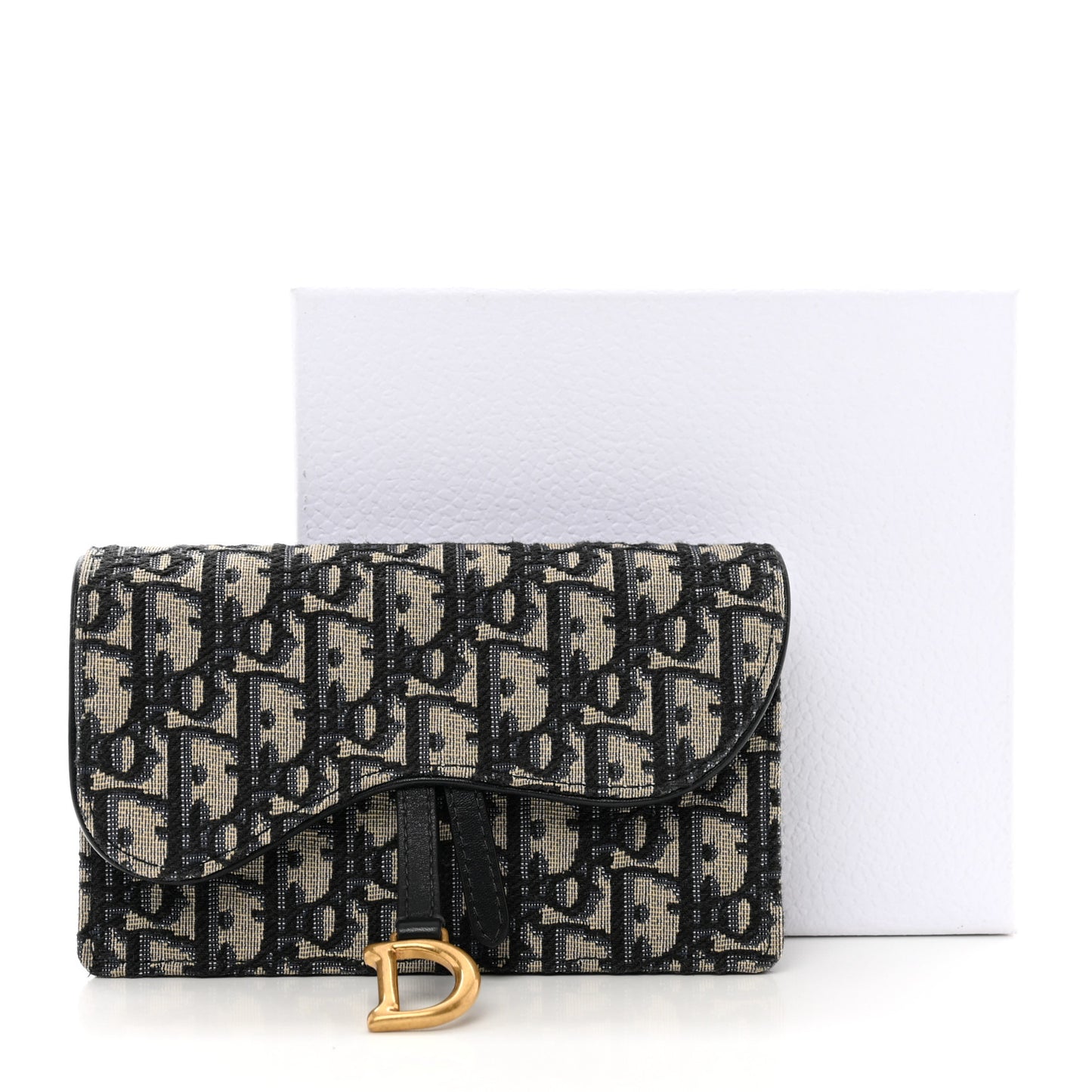 Oblique Saddle Belt Bag Blue