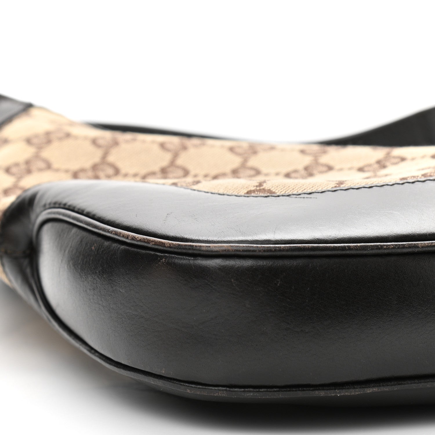 Gucci Monogram Web Jackie O Hobo Dark Brown 9 of 15