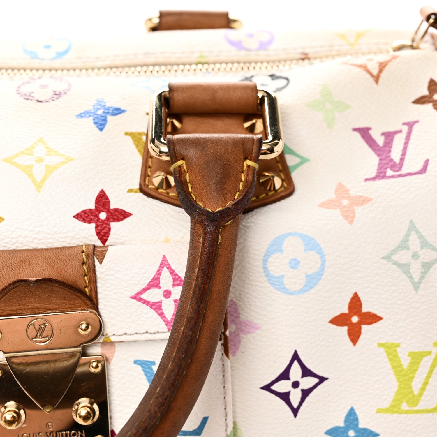 Louis Vuitton Monogram Multicolor Speedy 30 White 11 of 13