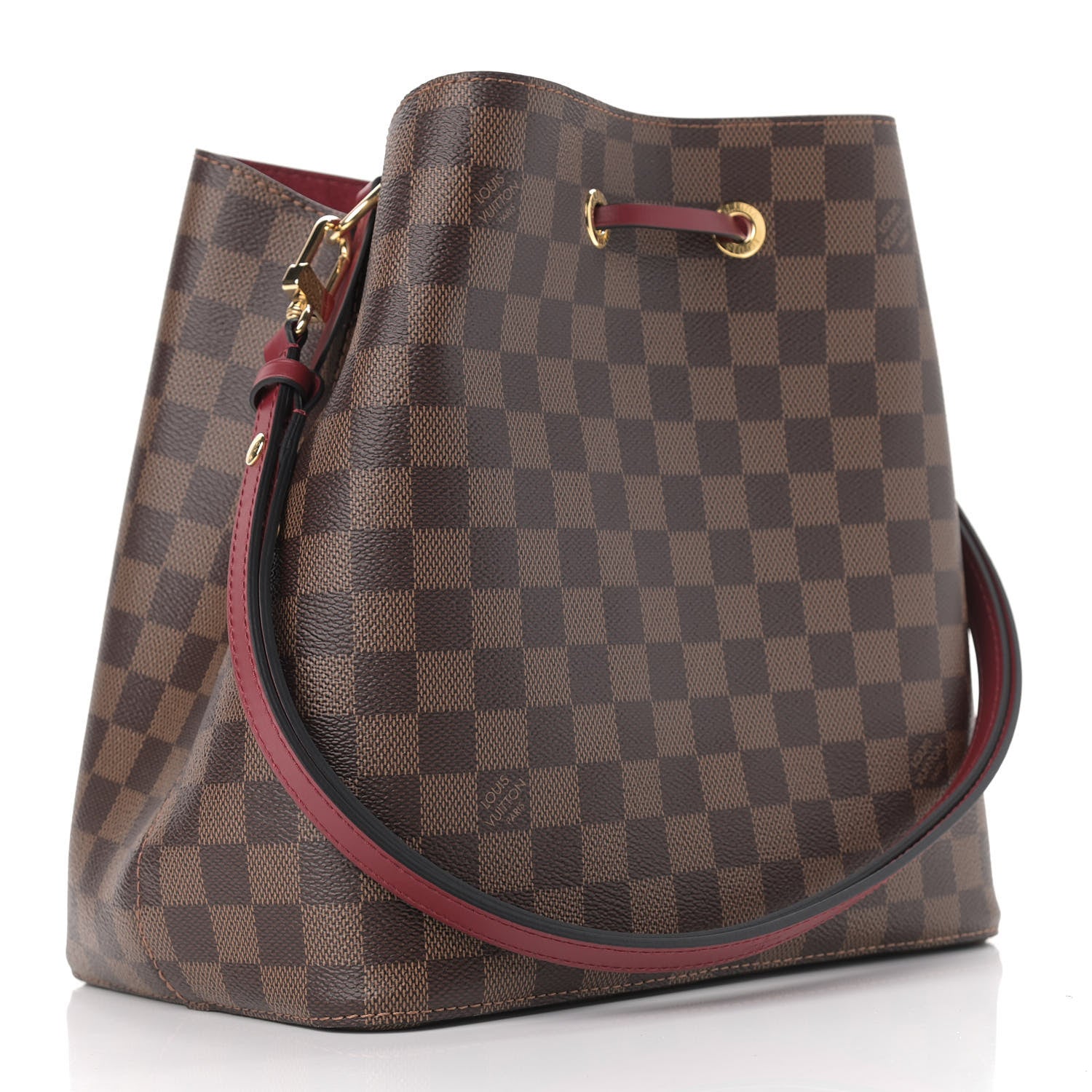 Louis Vuitton Damier Ebene Neonoe MM Cherry Berry 3 of 11