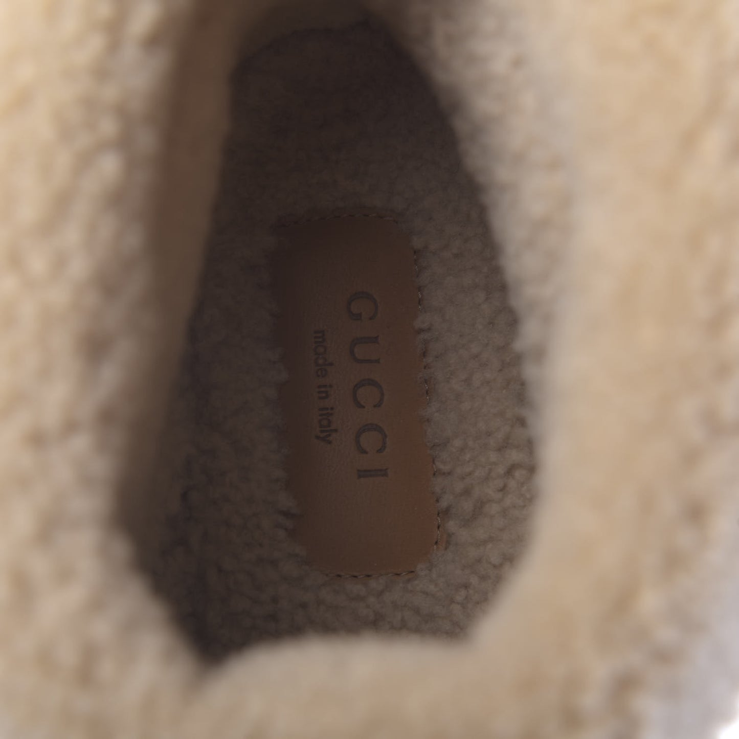 Covered Wool GG Monogram Womens Fria Horsebit Ankle Boots 37 Blue Red Butterscotch