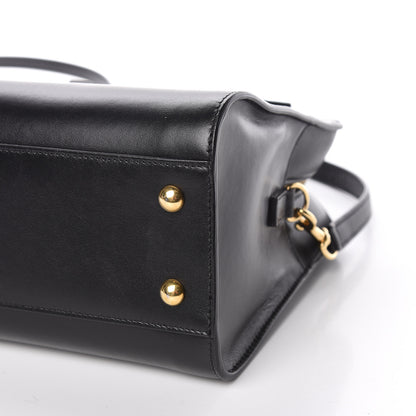 Saint Laurent Calfskin Monogram Baby Cabas Black 11 of 11