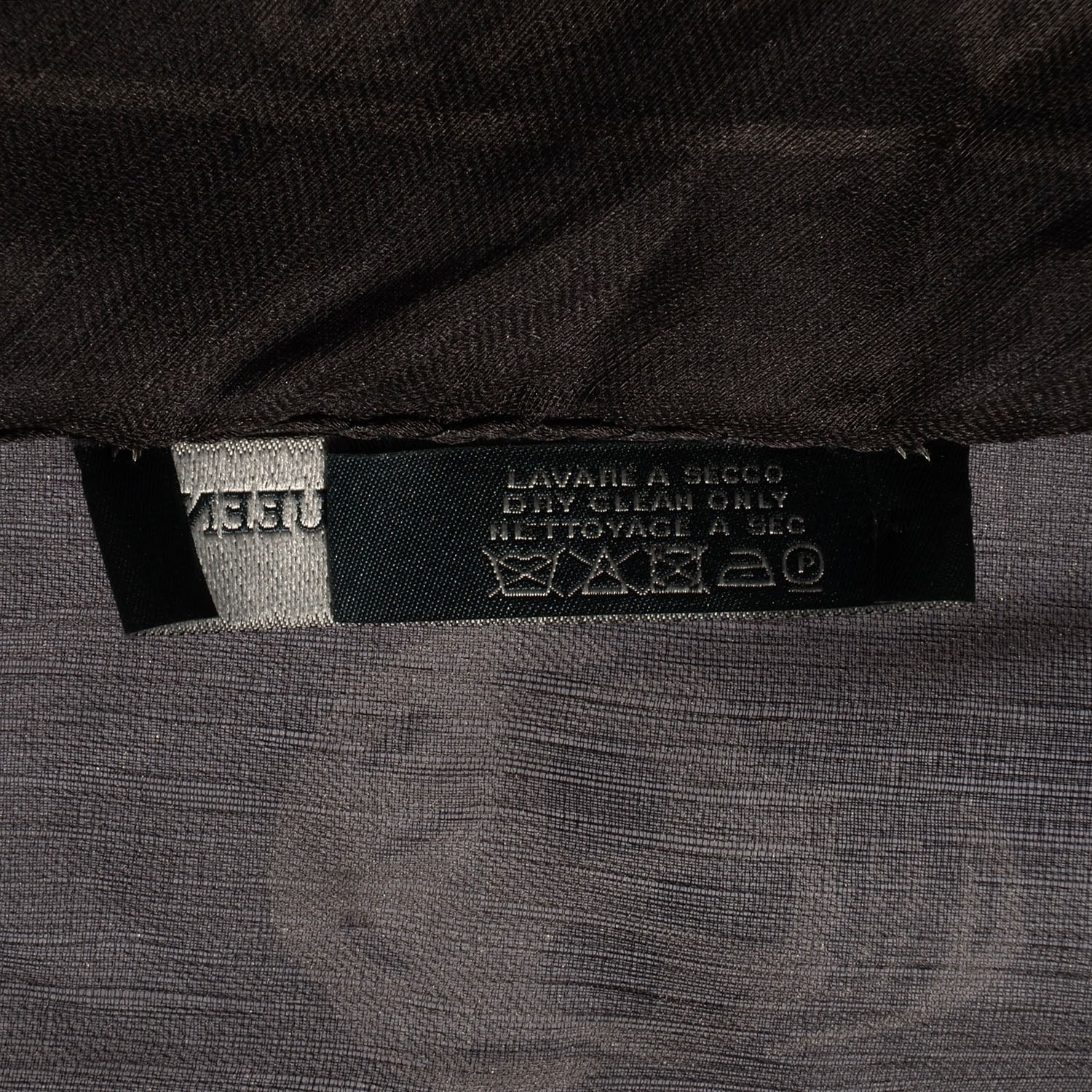 Alexander McQueen Silk Chiffon Skull Scarf Dark Grey 6 of 7
