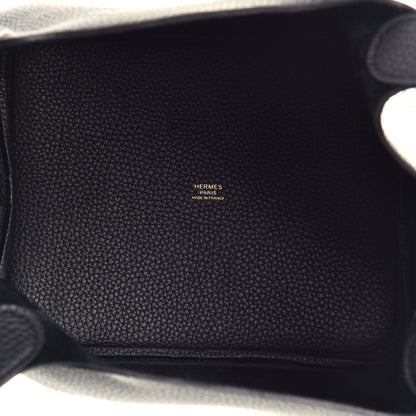 Hermes Taurillon Clemence Picotin Lock 22 MM Black 5 of 9