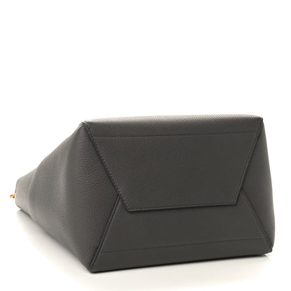 Celine Soft Grained Calfskin Sangle Bucket Bag Grey 4 of 10