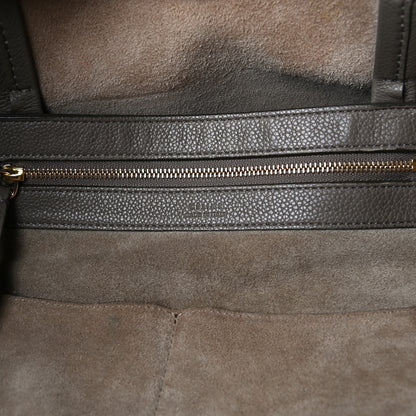 Celine Soft Grained Calfskin Small Belt Cabas Phantom Taupe 6 of 24