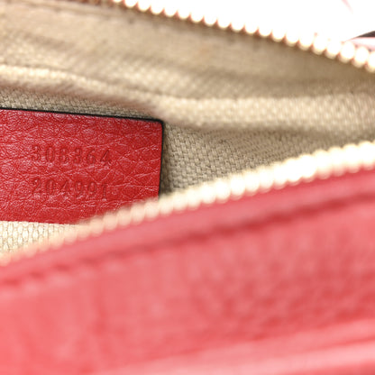 Gucci Pebbled Calfskin Small Soho Disco Bag Tabasco Red 7 of 10