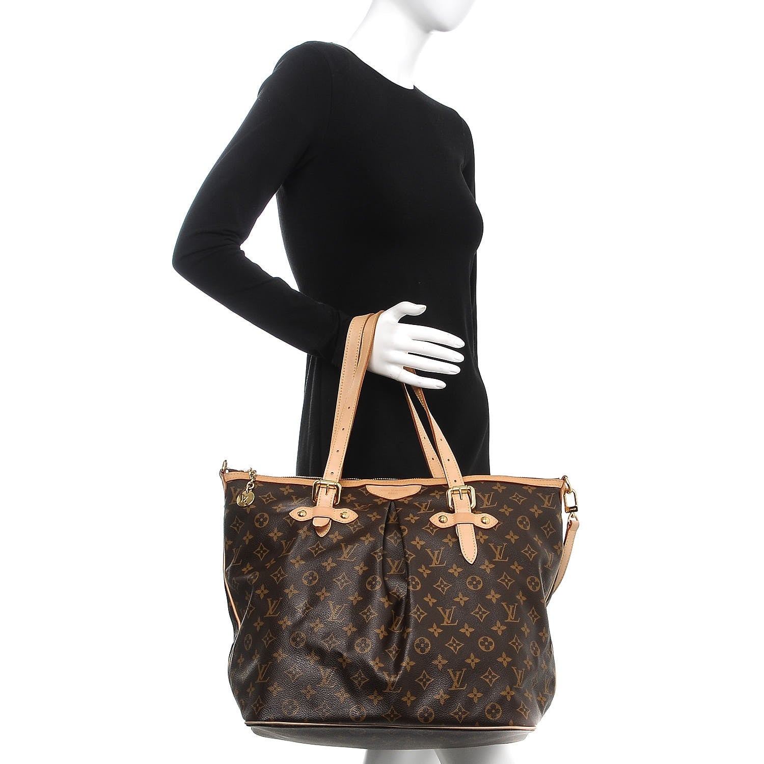 Louis Vuitton Monogram Palermo GM 3 of 13