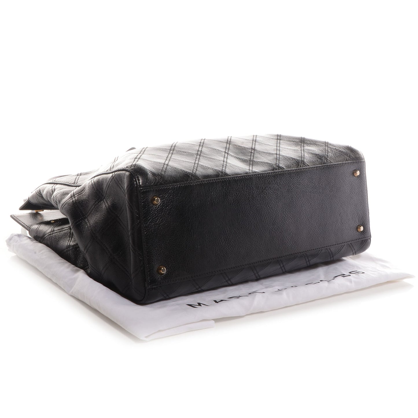 Quilted Baroque Calfskin The Lads Buddy Large Black