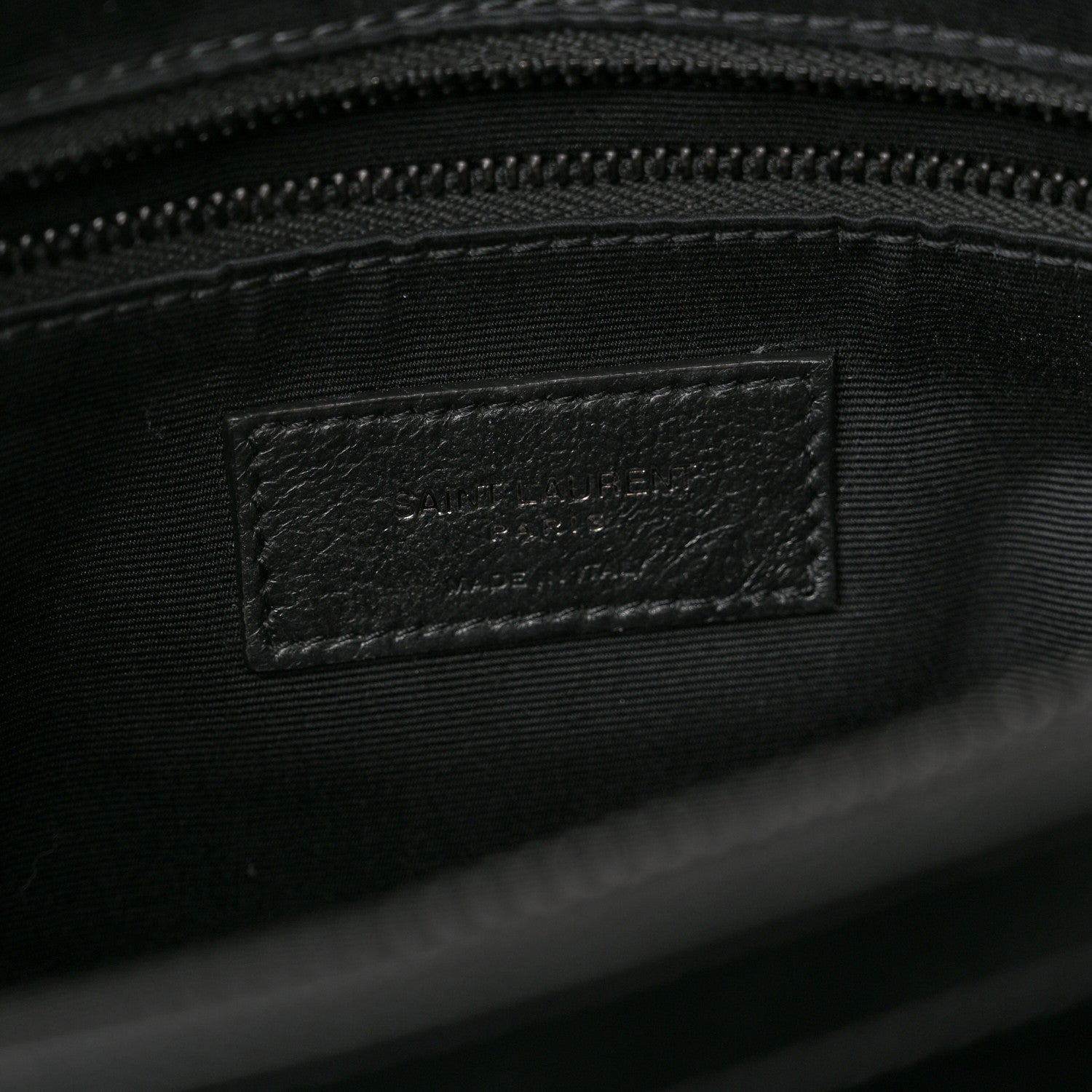 Saint Laurent Calfskin Y Quilted Monogram Monochrome Medium Loulou Chain Satchel Black 7 of 10