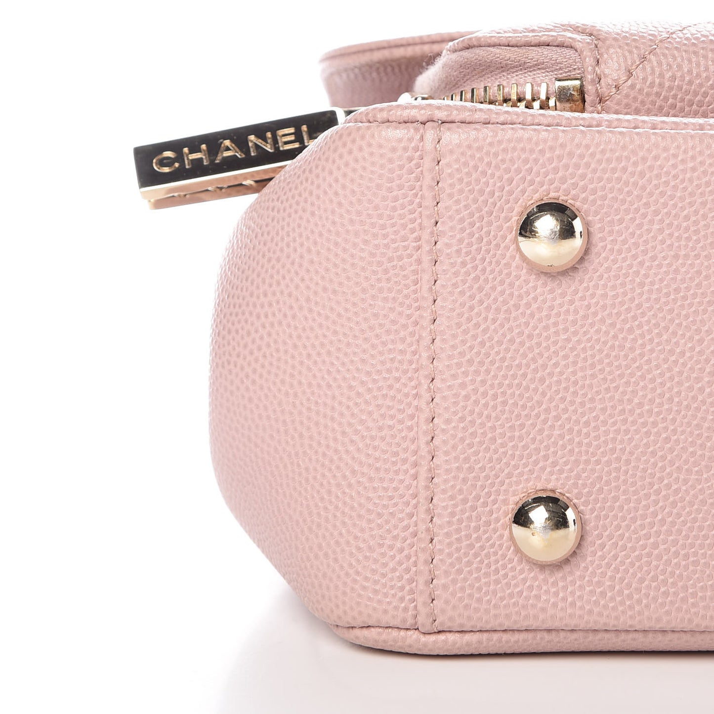 Caviar Quilted Small Business Affinity Flap Light Pink