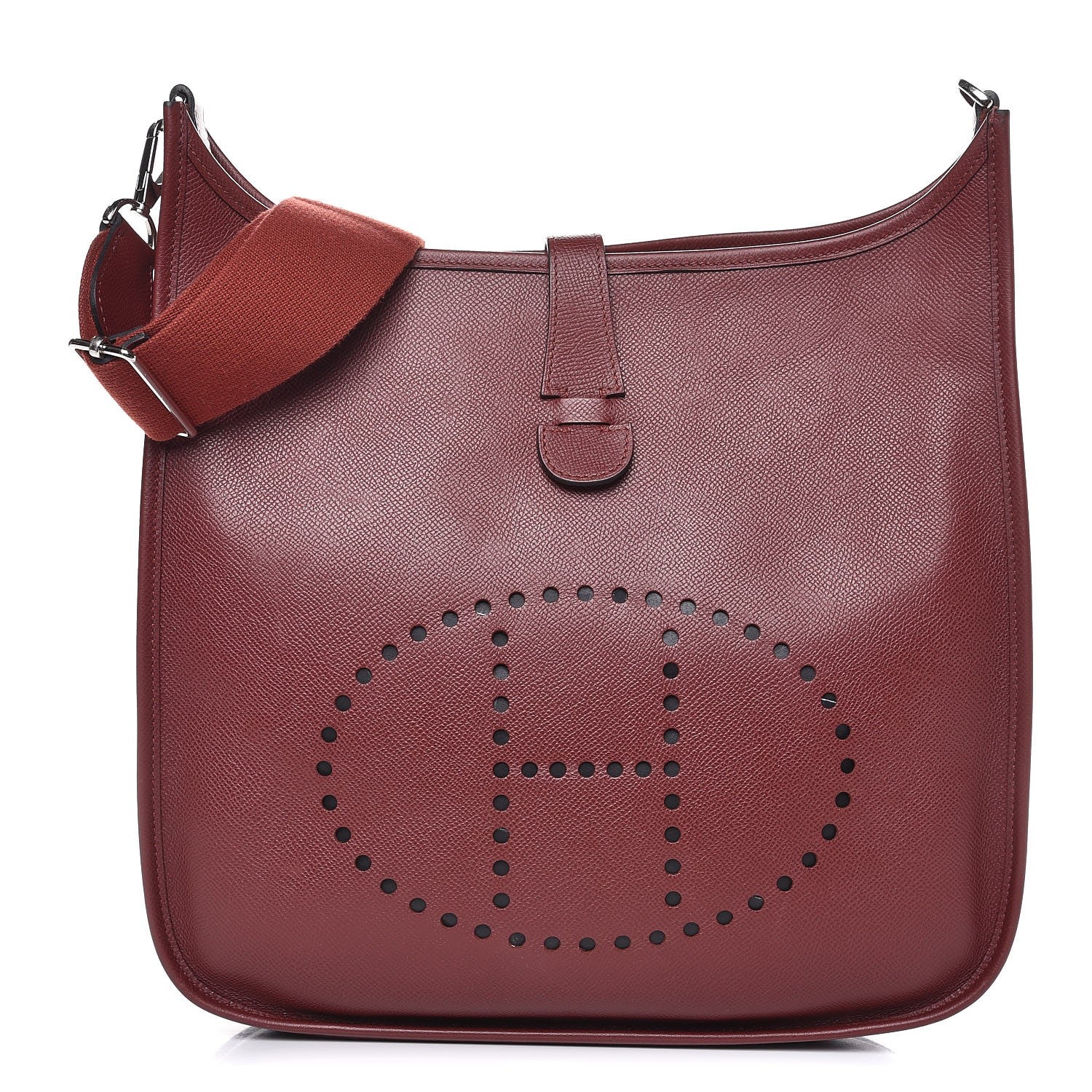 Hermes Epsom Evelyne III GM Rouge H 1 of 7