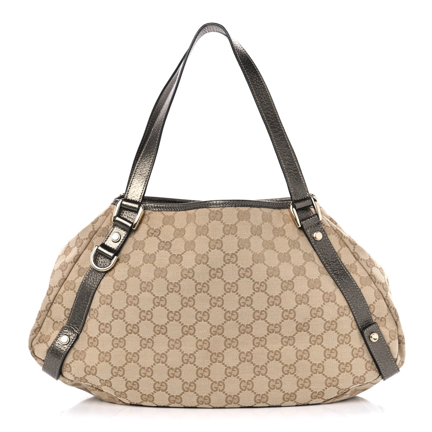Monogram Medium Abbey Shoulder Bag Pewter