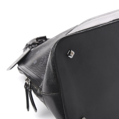 MCM Visetos Heritage Bowler Bag Black 7 of 11
