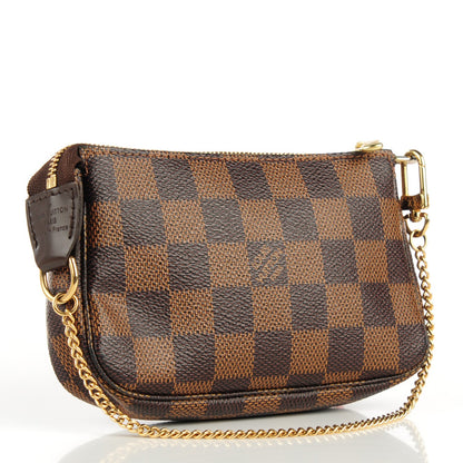 Louis Vuitton Damier Ebene Complice Trunks and Bags Mini Pochette Accessories Red 3 of 7