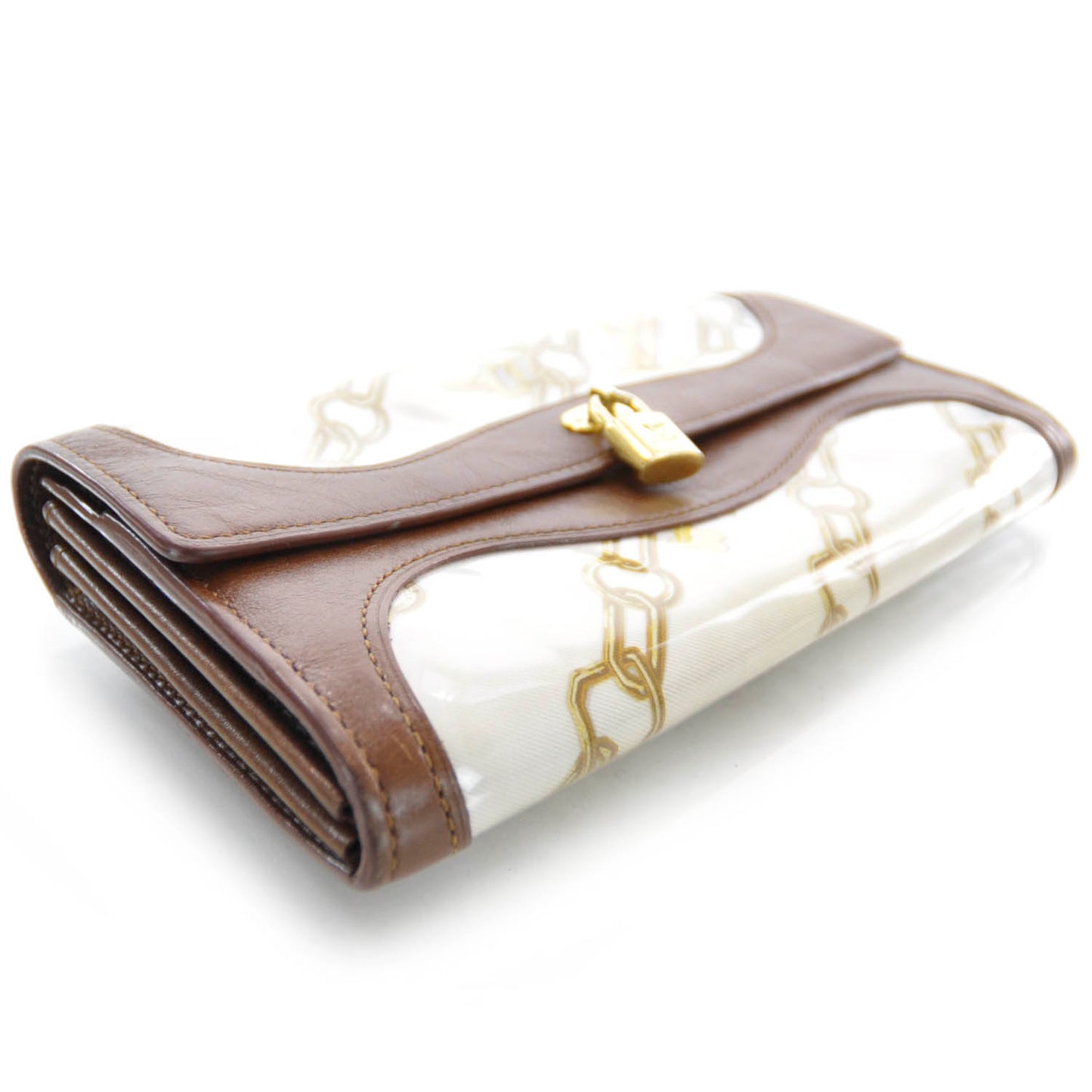 Monogram Charms Cabas Porte-Monnaie Wallet White