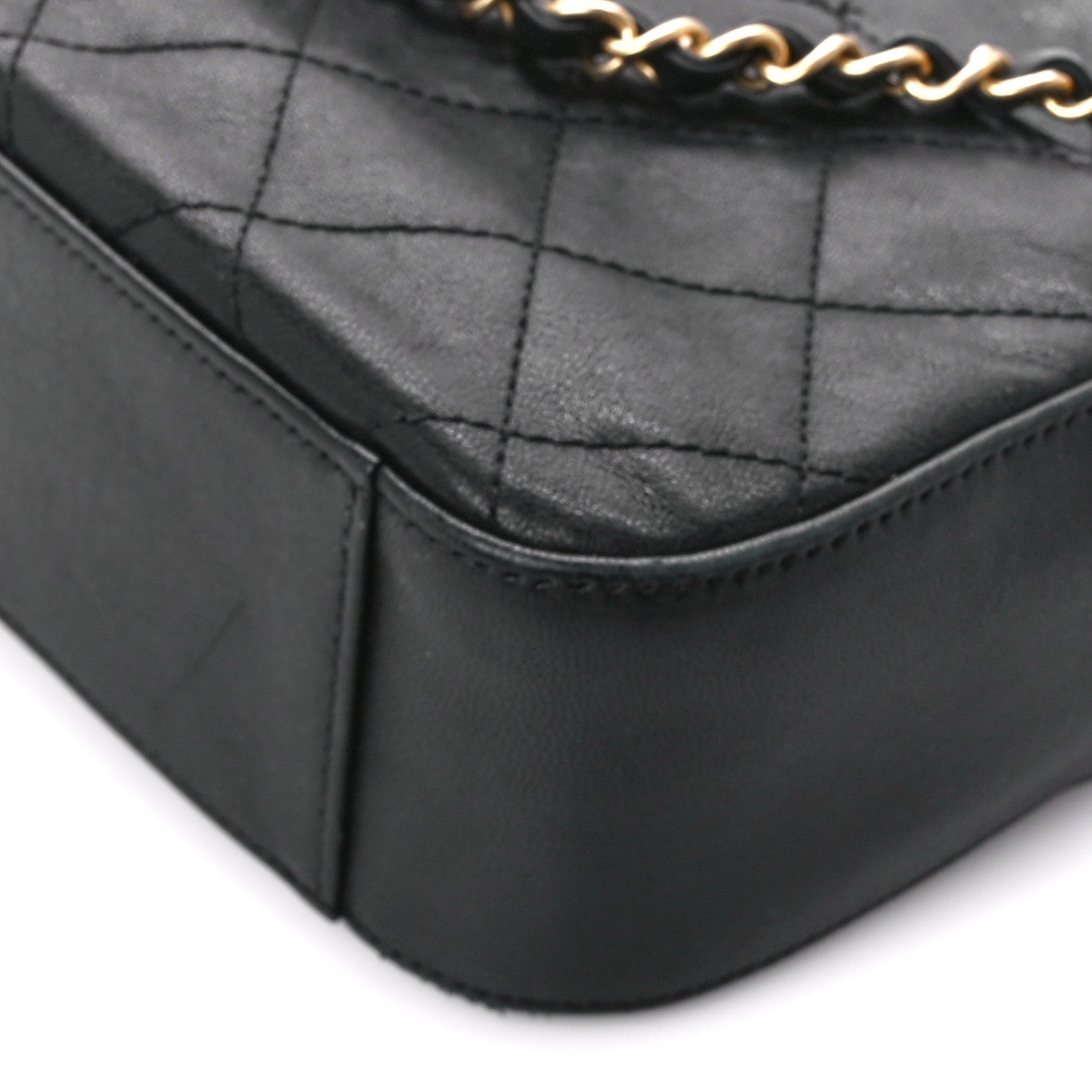 Chanel Goatskin Quilted Chanel 19 Camera Case Black 10 of 10