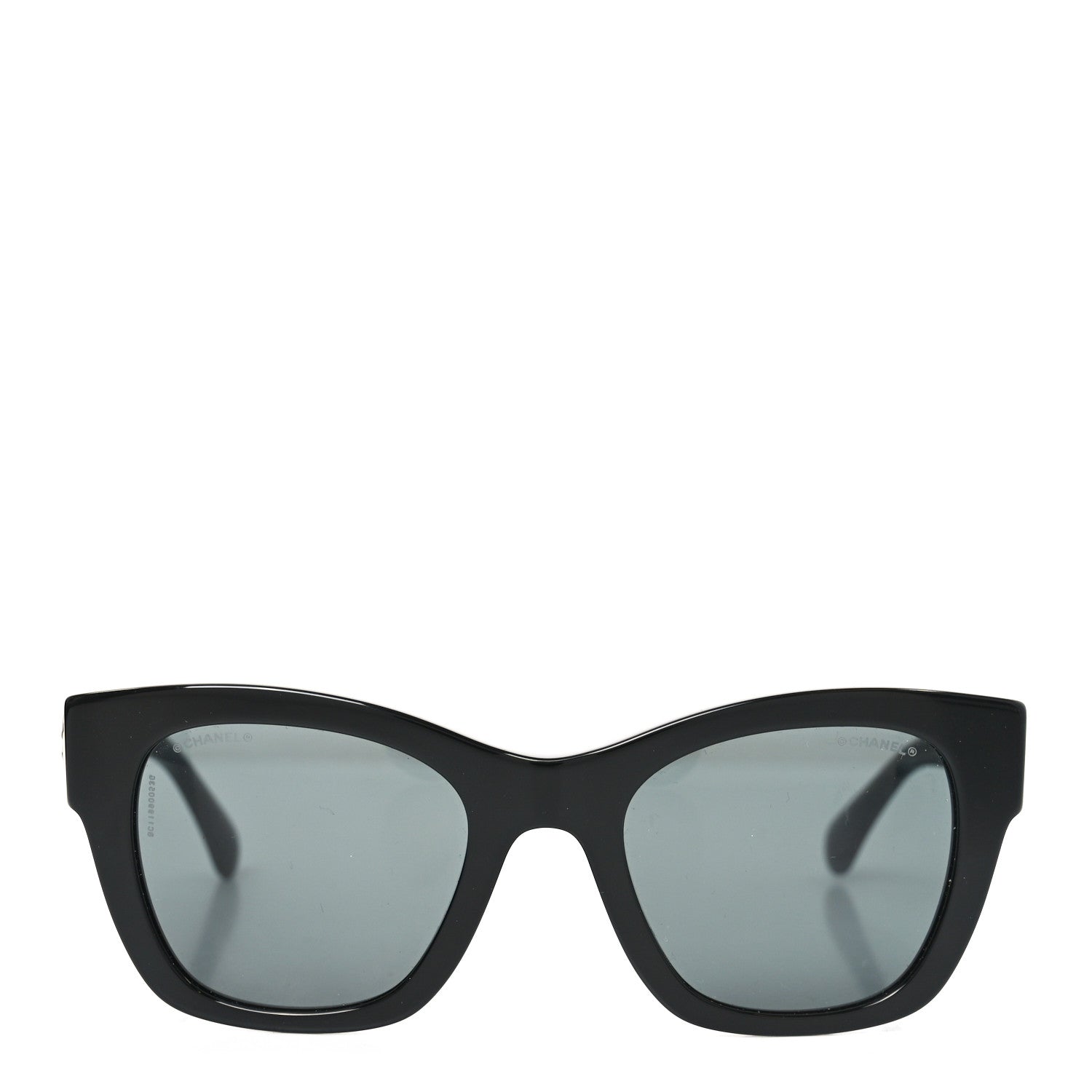 CHANEL 四角形 手鏡 黒 Chanel Acetate Square CC Heart Sunglasses 5478 Black 1831430