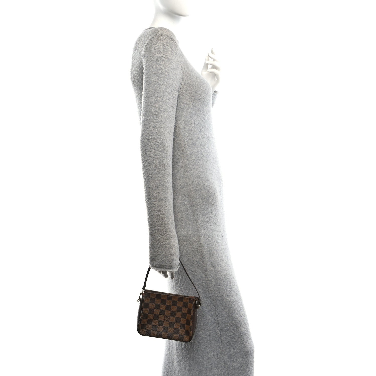 Louis Vuitton Damier Ebene Trousse Make Up Bag Pochette 2 of 11