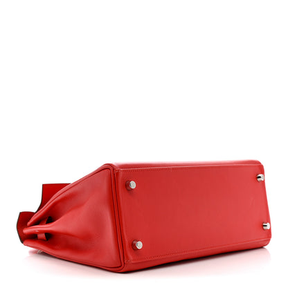 Hermes Evercolor Kelly Retourne 28 Rouge Tomate 4 of 18