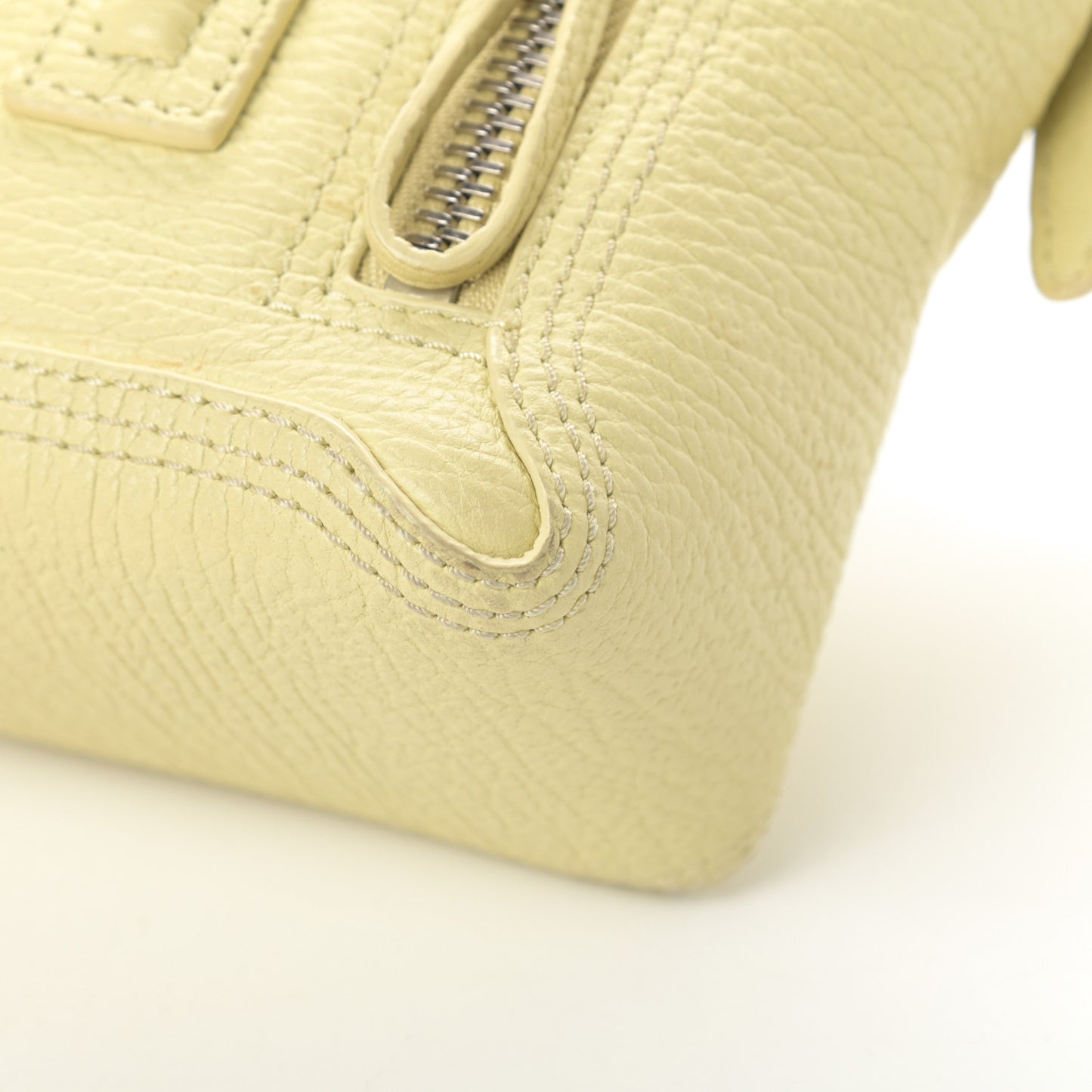 Textured Calfskin Mini Pashli Satchel Citron