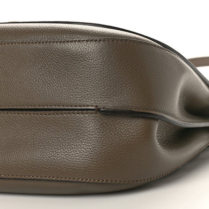 Mulberry Small Classic Grain Calfskin Amberley Satchel Solid Grey 8 of 9