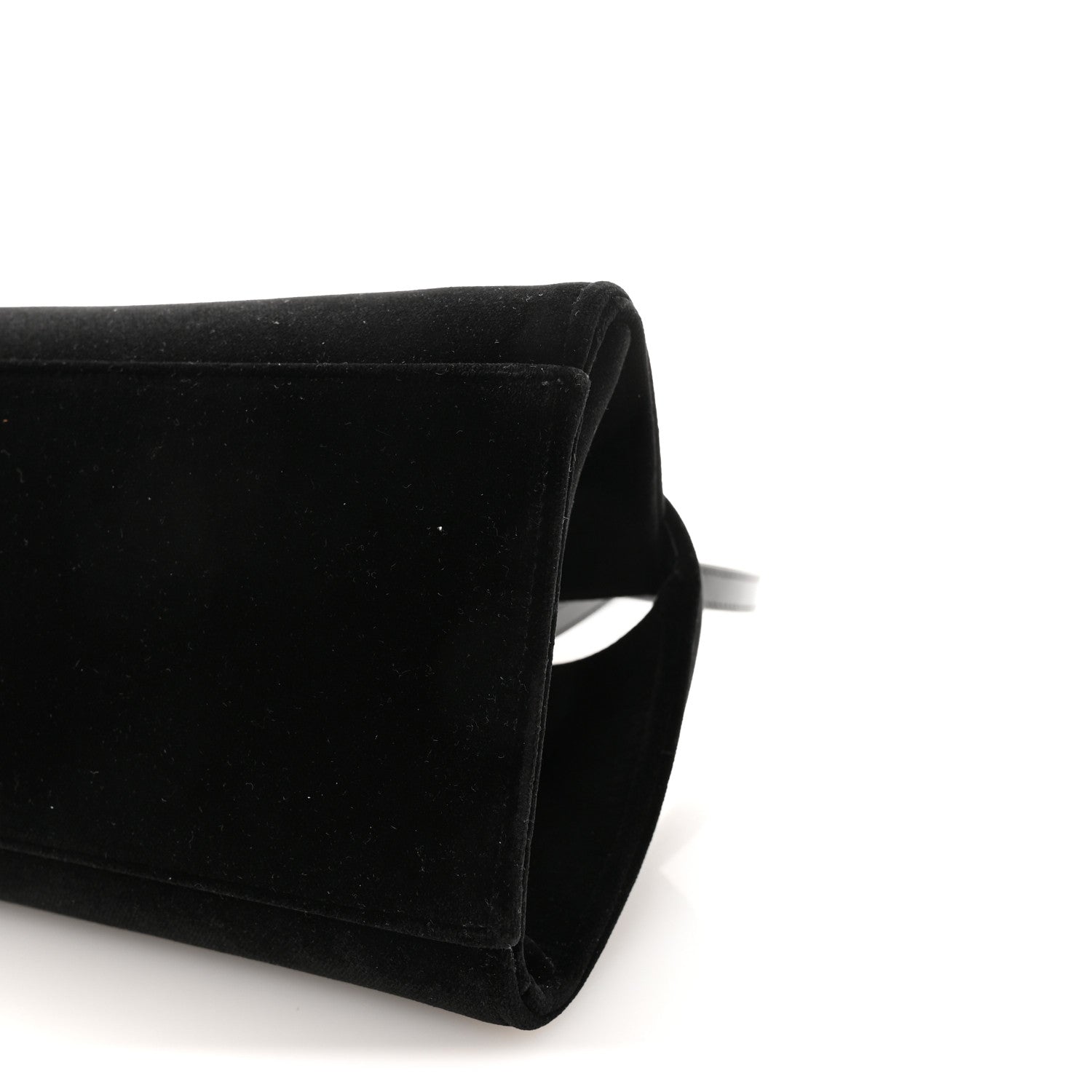 Salvatore Ferragamo Velvet Strass XS Hug Bag Black 9 of 9