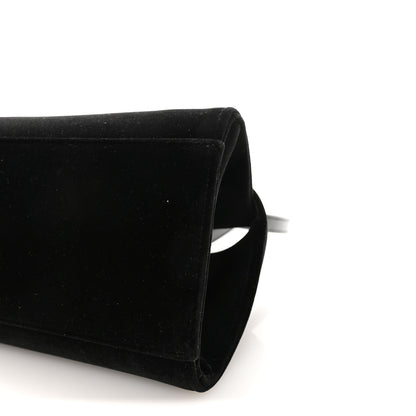 Salvatore Ferragamo Velvet Strass XS Hug Bag Black 9 of 9
