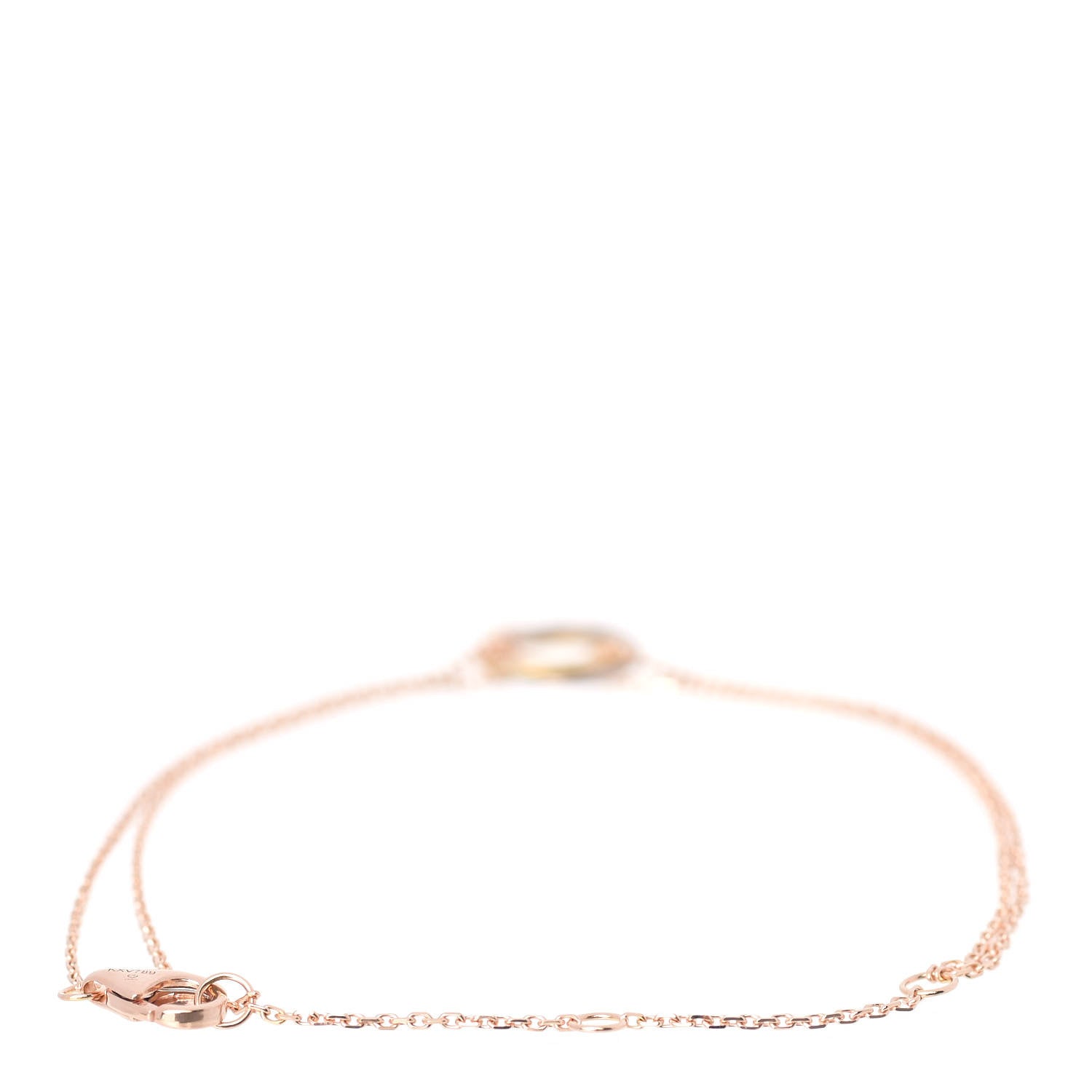 Cartier 18K Pink Yellow White Gold Trinity Bracelet 3 of 6