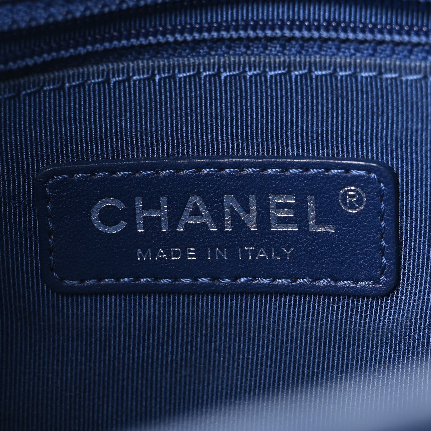 Chanel Patent Goatskin Quilted Medium Gabrielle Hobo Blue 6 of 10